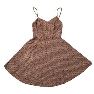 Vintage Y2K Old Navy Size S/P Purple Baby Doll Geometric Rayon India Brittney